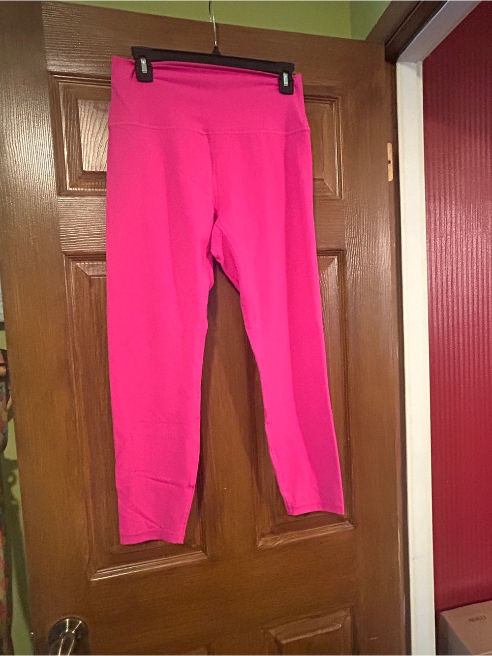 NWOT- CrzYoga pink leggings- size 1x